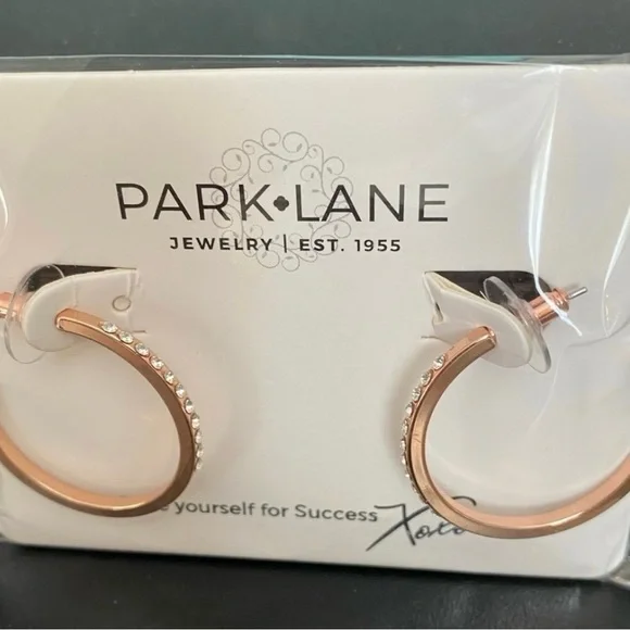 Park Lane Glo Pierced Earrings in Rose Gold! BNIP! - Picture 2 of 5